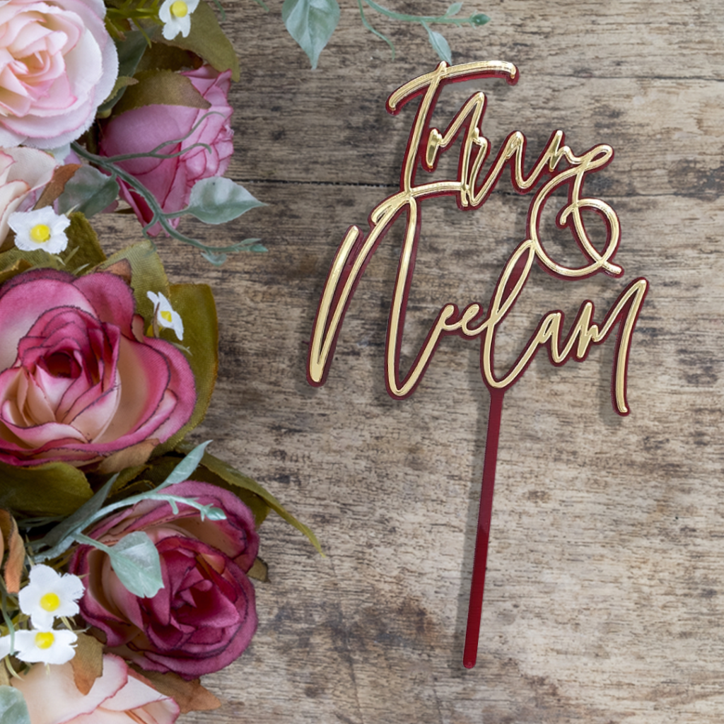 Double Layer Cake Topper